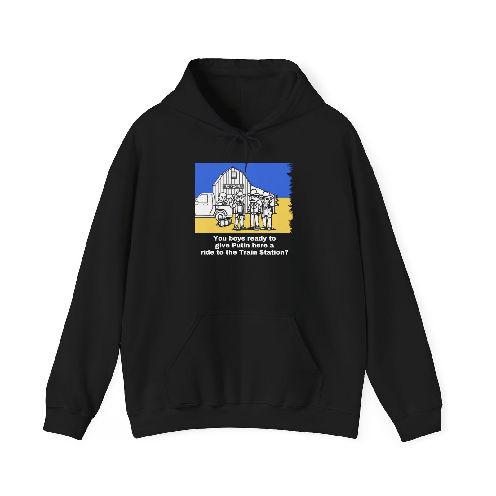 Give 'em a Ride to the Train Station  HOODIE - Unisex
