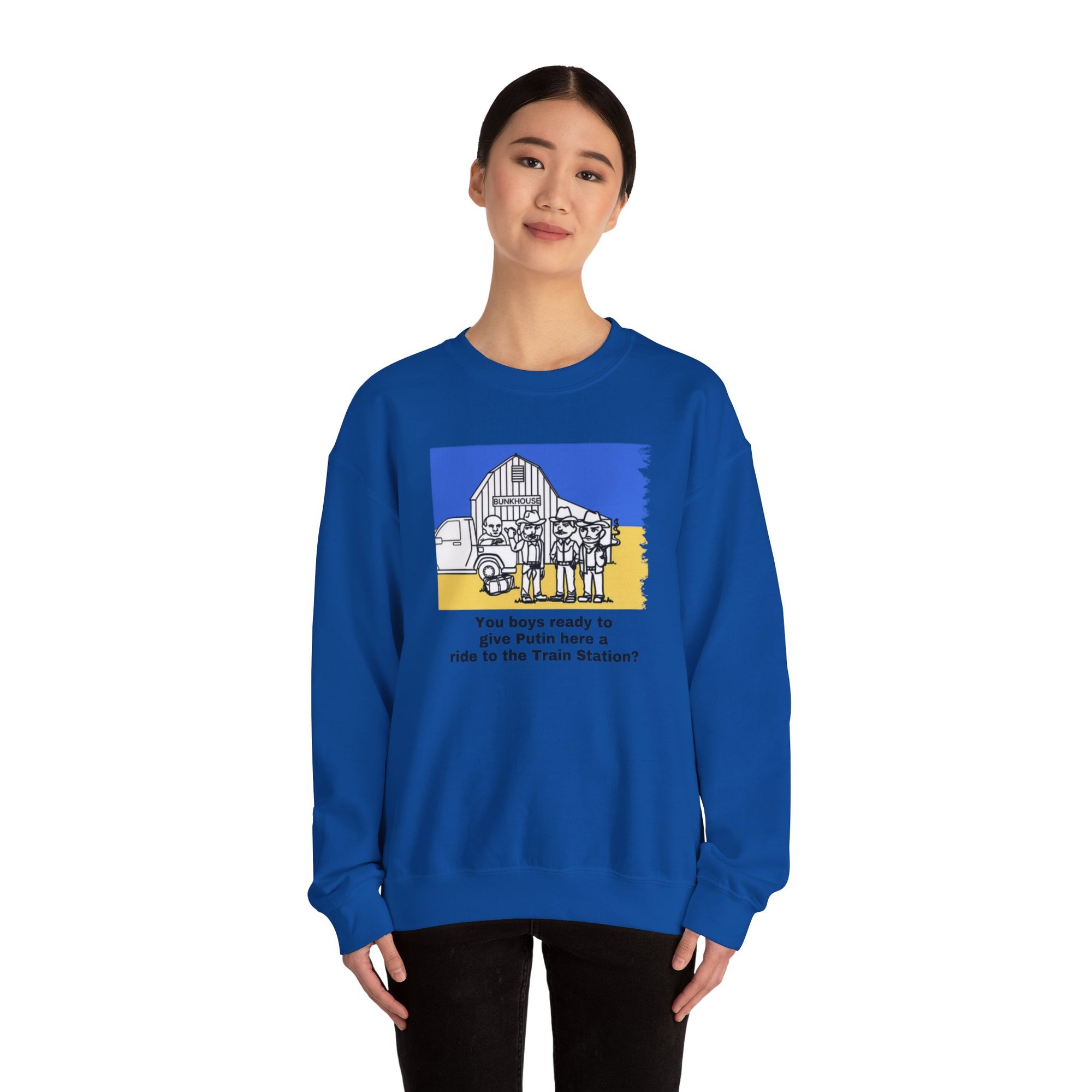 Give &#39;em a ride to the TRAIN STATION  Crewneck Sweatshirt - Unisex