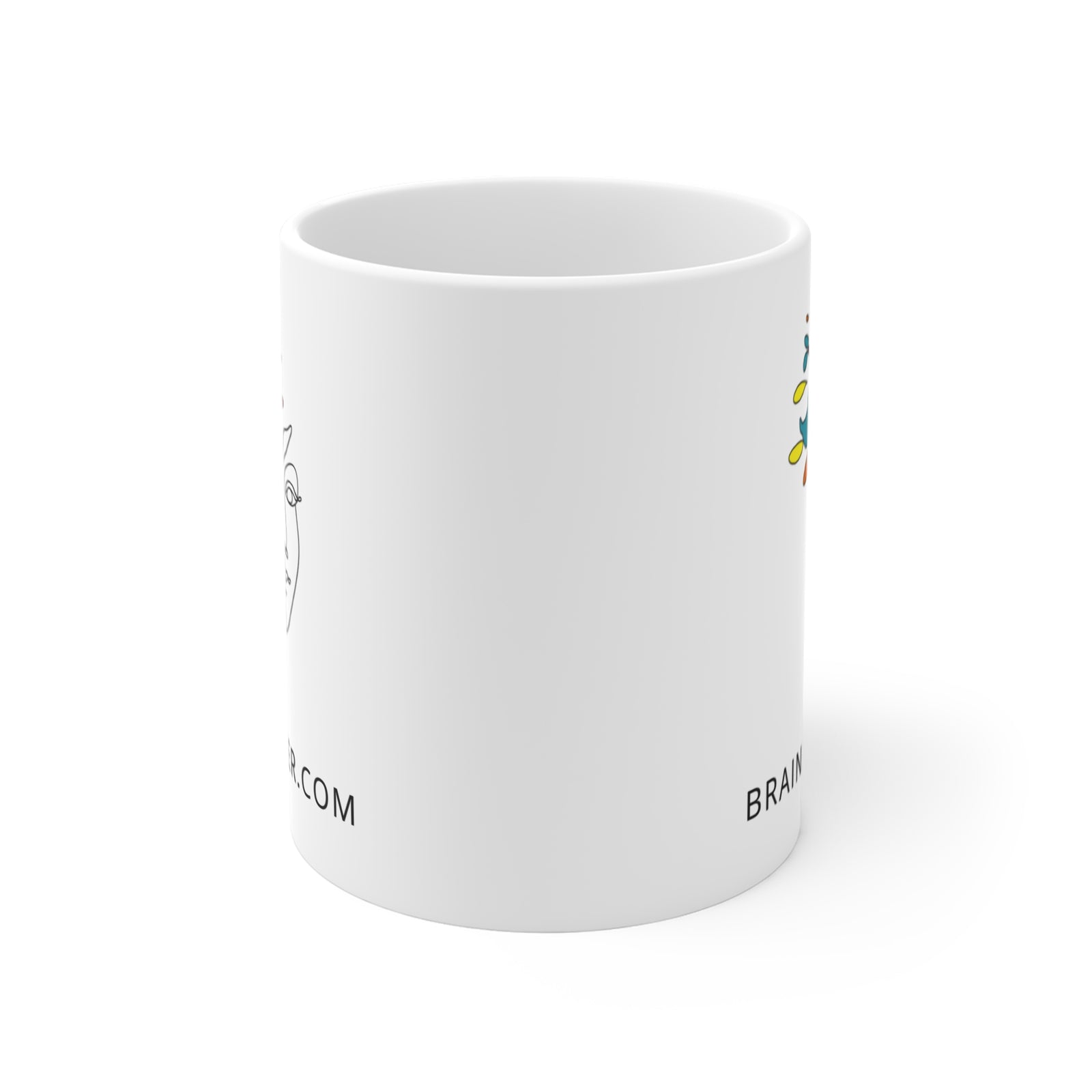 BRAINSPATTER.COM  11oz Mug