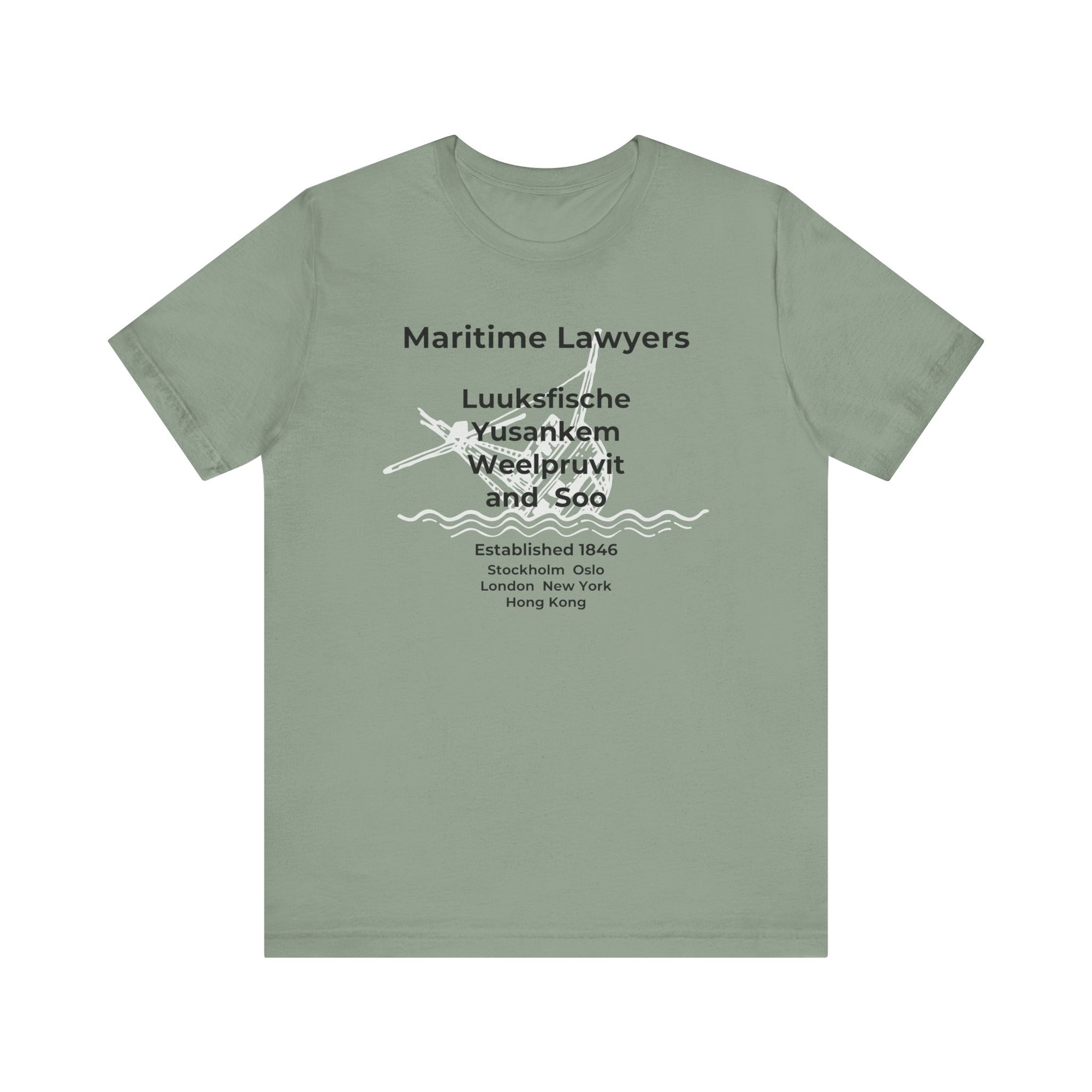 Maritime Lawyers Ghost Ship t-shirt