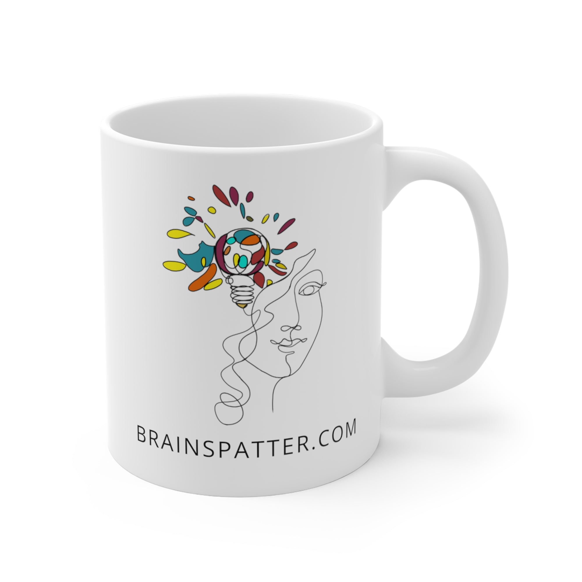 BRAINSPATTER.COM  11oz Mug