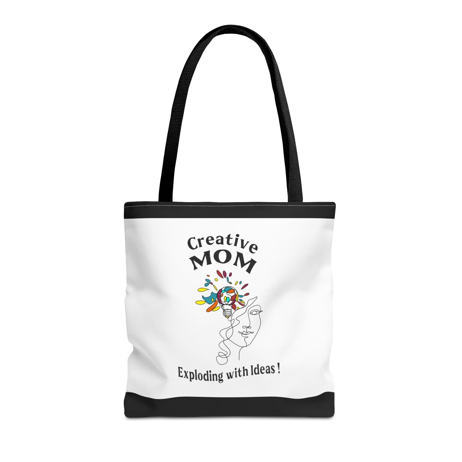 CREATIVE MOM Tote Bag  |  White