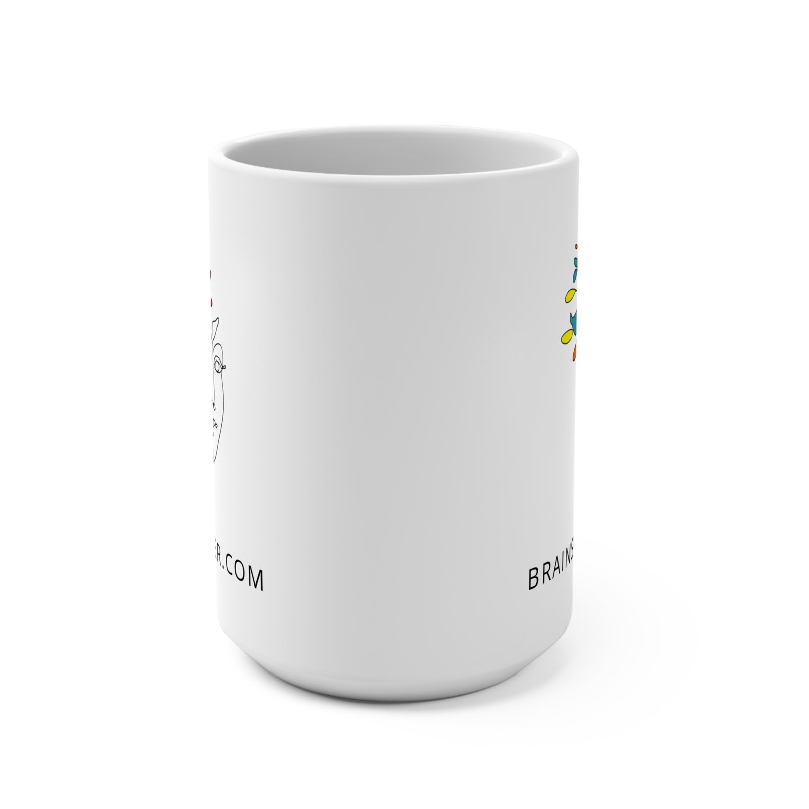 BRAINSPATTER.COM  15oz Mug