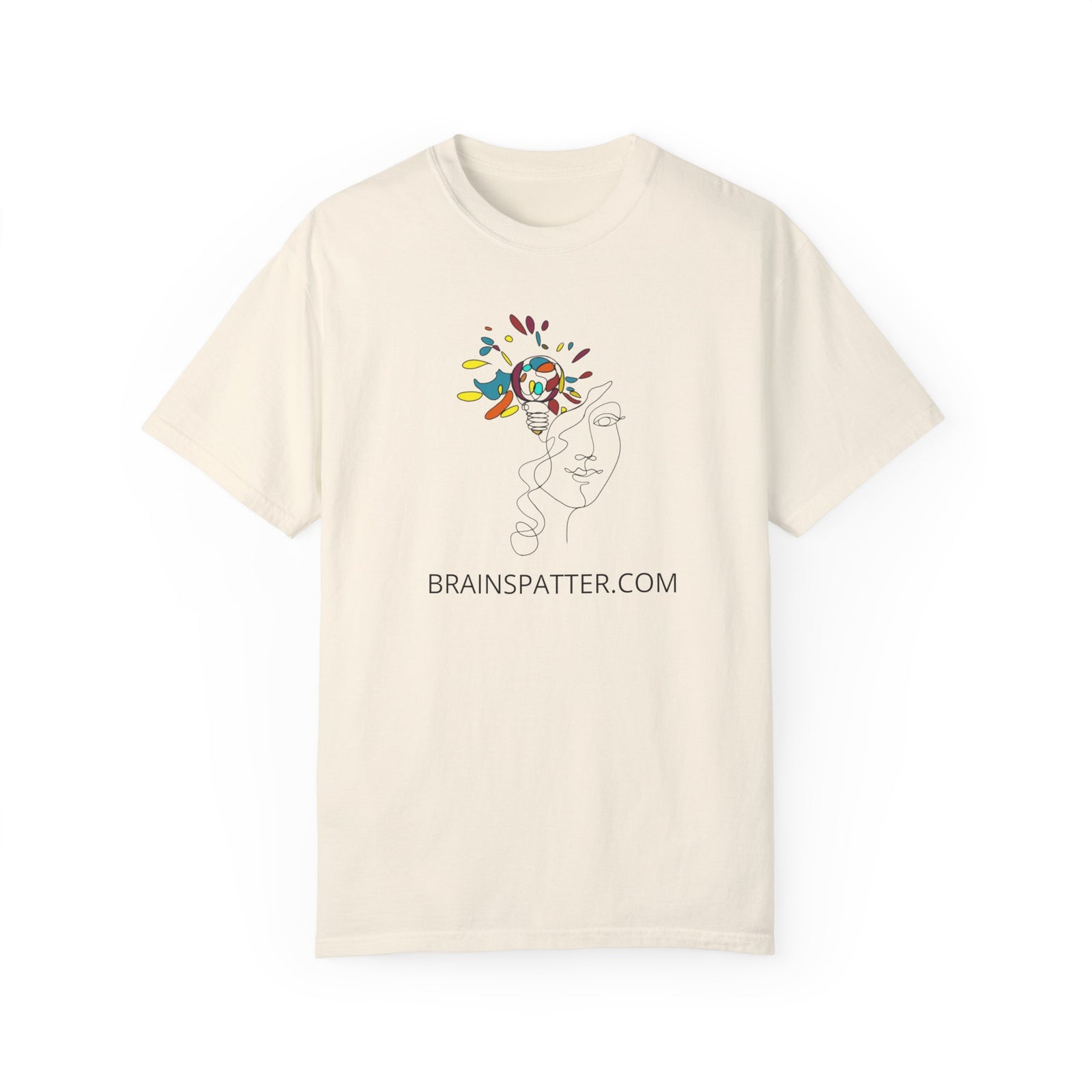 BRAINSPATTER  t-shirt  PREMIUM  100% Cotton  'Comfort Colors' - Unisex