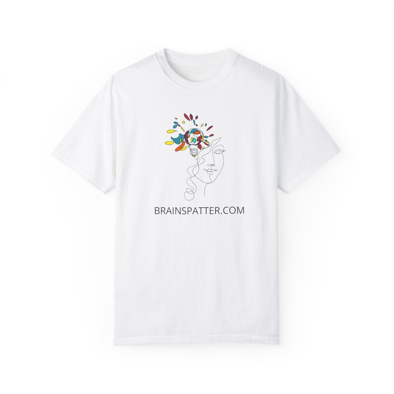 BRAINSPATTER  t-shirt  PREMIUM  100% Cotton  'Comfort Colors' - Unisex