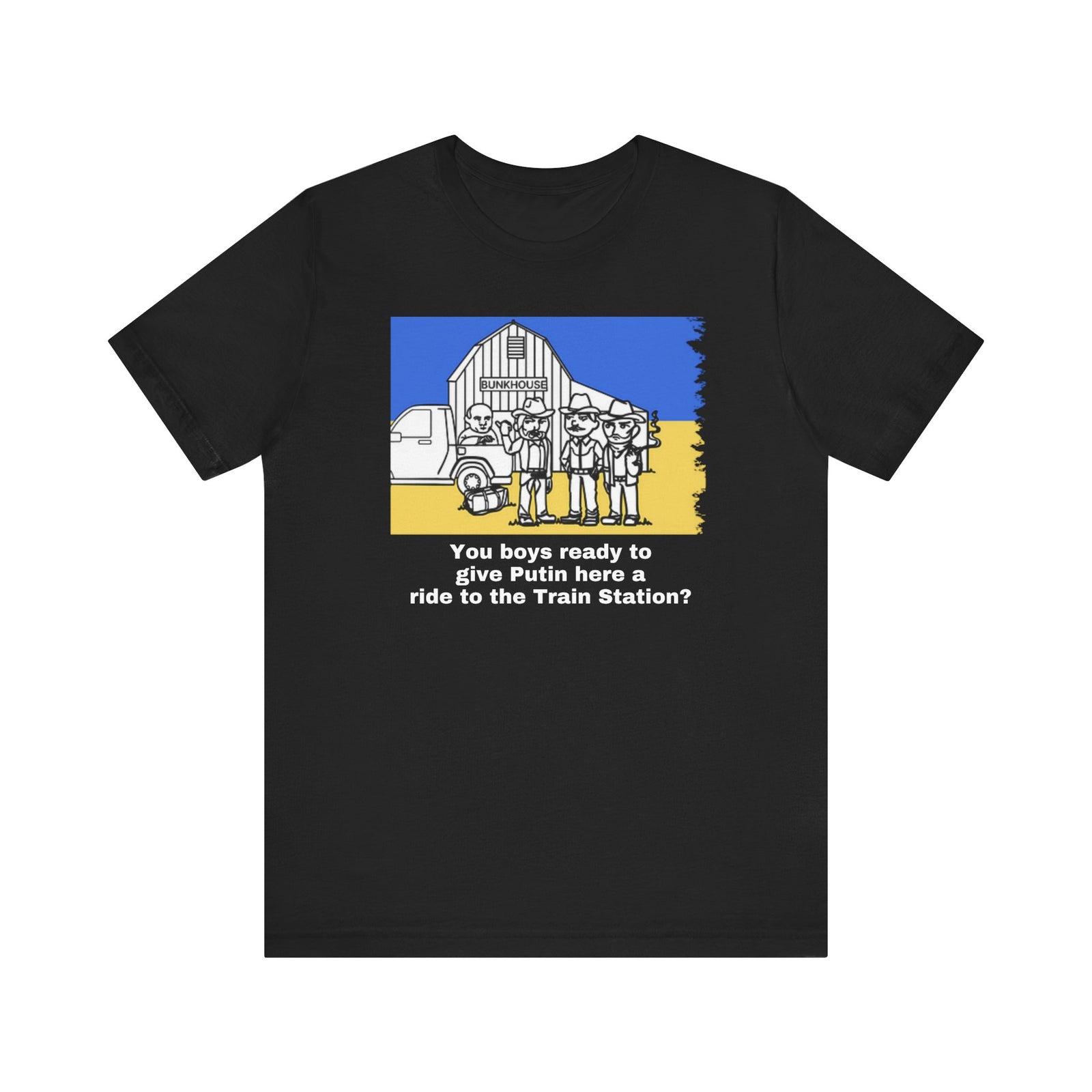 Give 'em a Ride to the Train Station t-shirt
