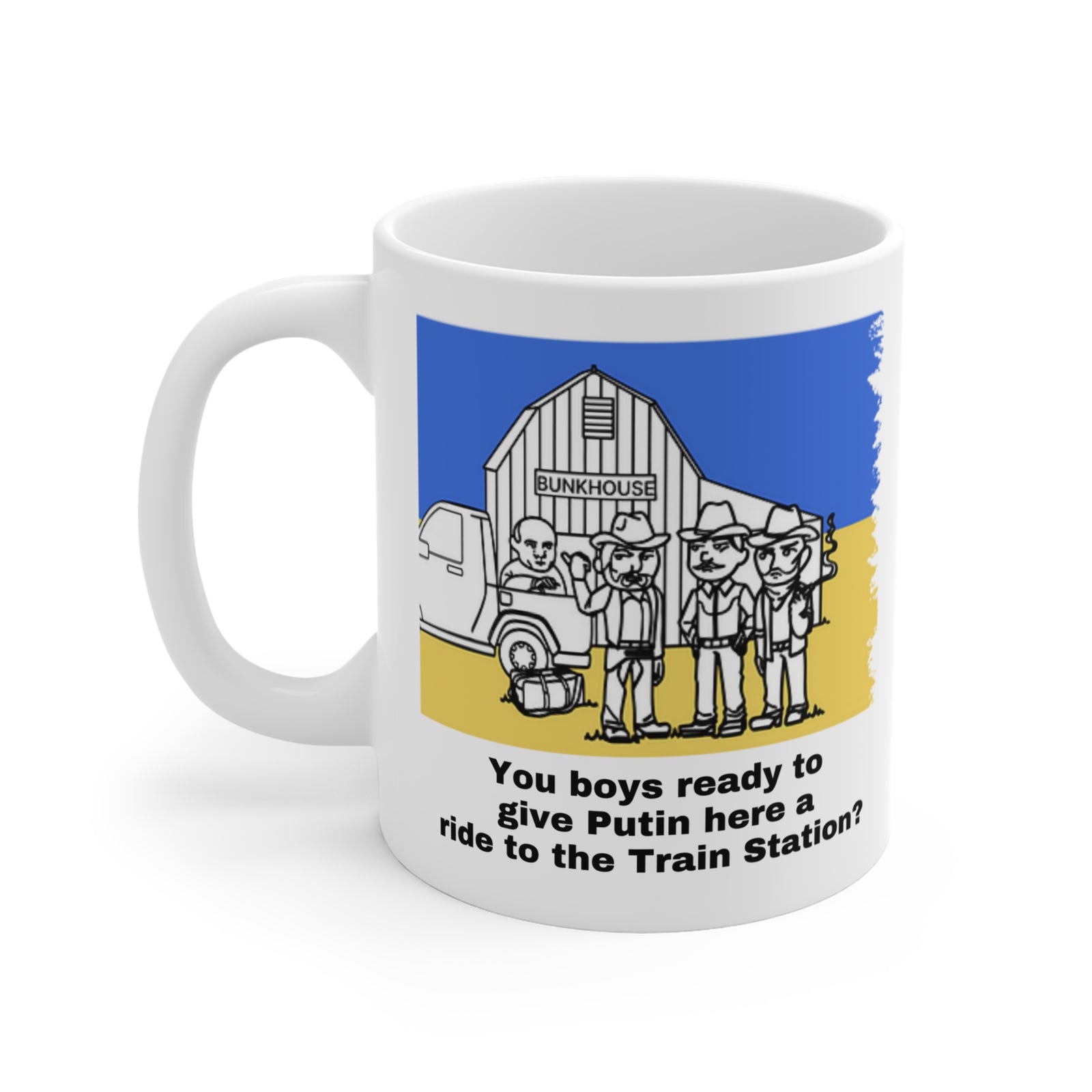 Give 'em a Ride to the Train Station  11oz Mug
