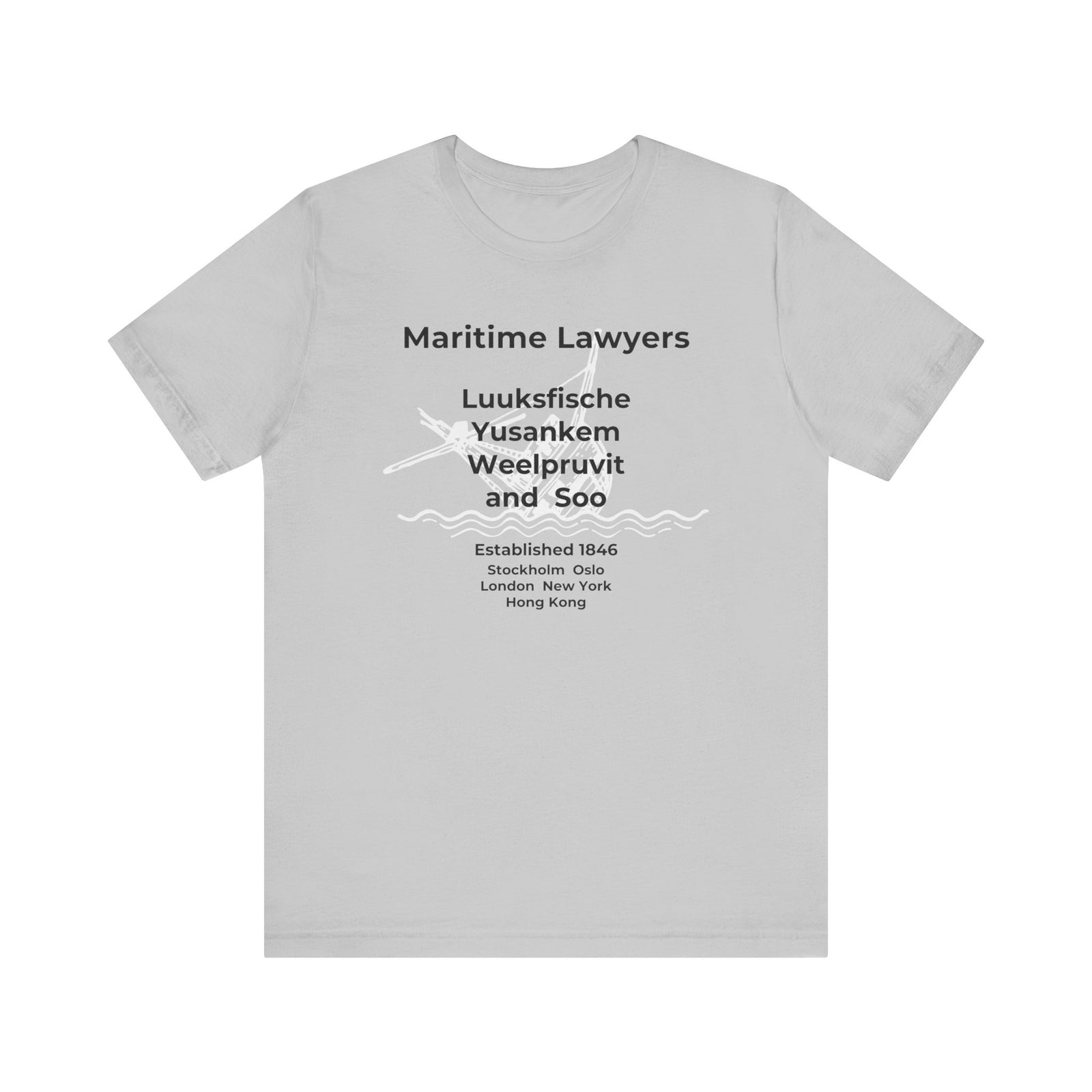 Maritime Lawyers Ghost Ship t-shirt