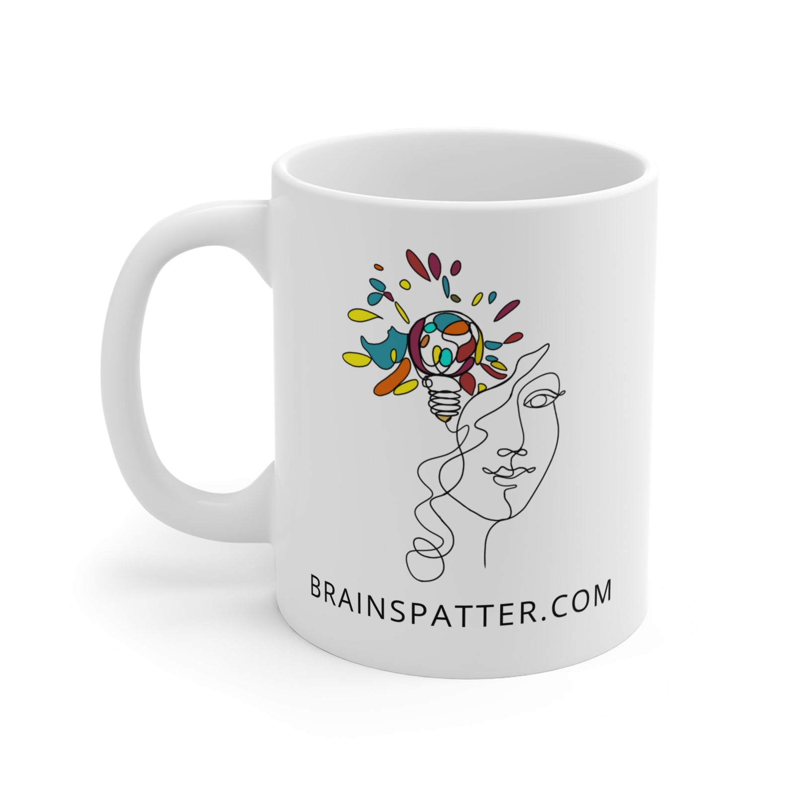 BRAINSPATTER.COM  11oz Mug
