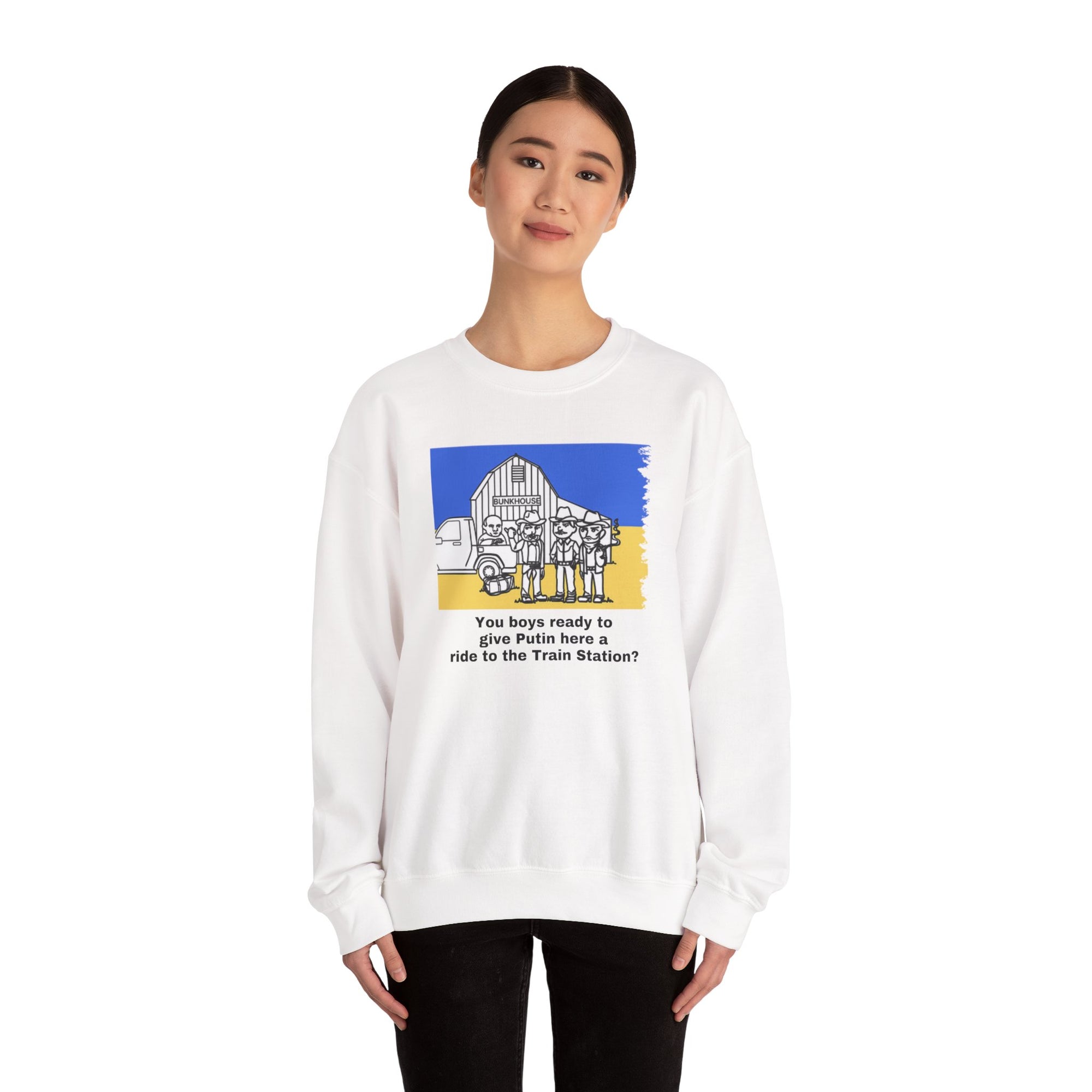 Give &#39;em a ride to the TRAIN STATION  Crewneck Sweatshirt - Unisex