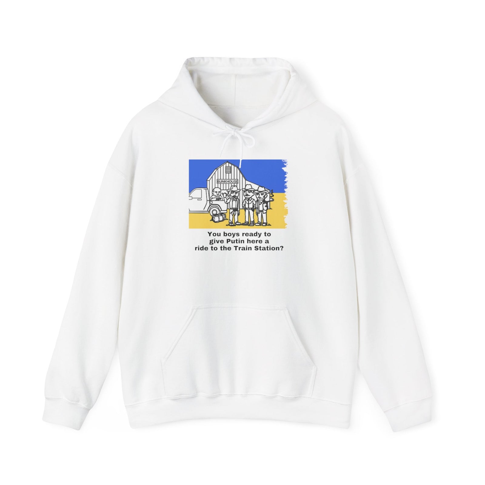 Give 'em a Ride to the Train Station  HOODIE - Unisex